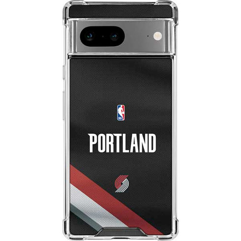 NBA Portland Trail Blazers Jersey Google Pixel 8 Clear Case